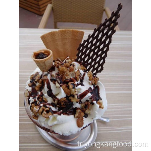 Çikolatalı dondurma gofret ürünleri